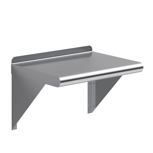 12" X 16" Stainless Steel Wall Shelf