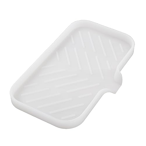 Silicone Soap Dish with Drain Spout