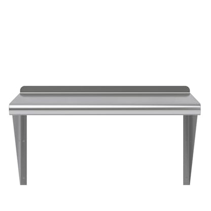 24" Long X 18" Deep Stainless Steel Wall Shelf
