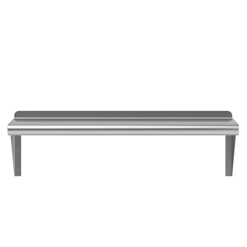 10 in. x 30 in. Stainless Steel Wall Mount Shelf