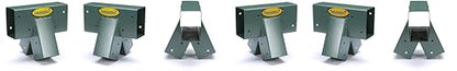 Easy 1-2-3 90° A-Frame Swing Set Bracket, Green