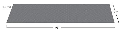 Performance Vinyl Garage Runner Small Coin Pattern