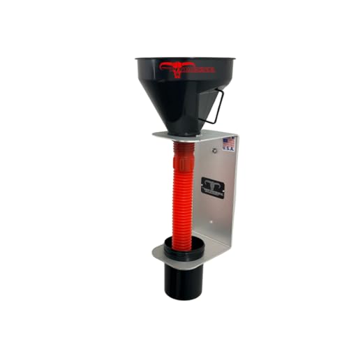 PP3367 Kit Oil Funnel and Holder for Automotive Oil Change Large Wide Mouth Flex Flexible Spout Extension Funnel with Handle and Strainer