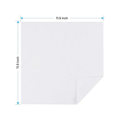 White Microfiber Cleaning Cloth 100 PK (100 Count)