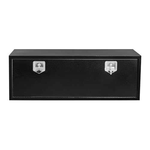 Black Steel Truck Bed Tool Box