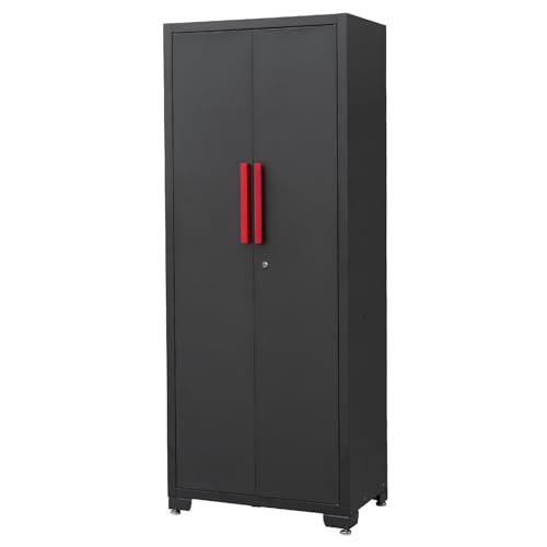 75 inch Metal Garage Storage Cabinet with 4 Adjustable Shelves