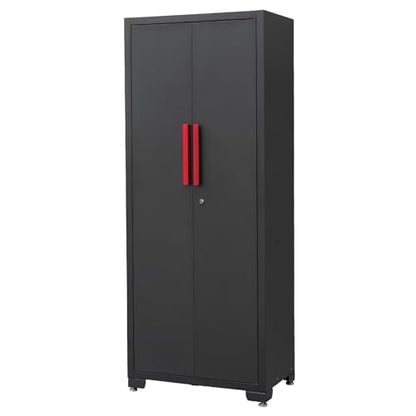75 inch Metal Garage Storage Cabinet with 4 Adjustable Shelves