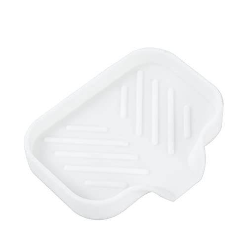 Silicone Soap Dish with Drain Spout
