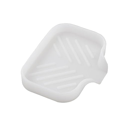 Silicone Soap Dish with Drain Spout