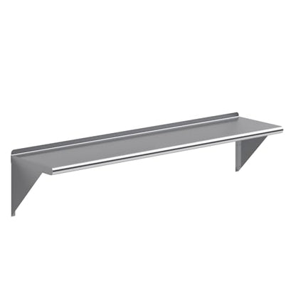 60" Long X 14" Deep Stainless Steel Wall Shelf