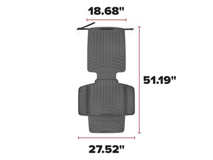 Child Car Seat Protector with Back Tan