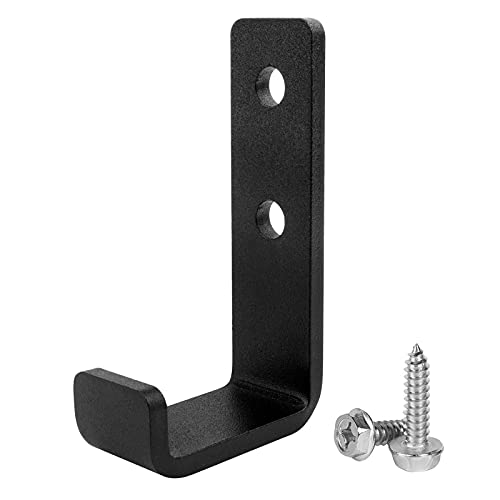 4 Pack 1-5/8" Heavy Duty Steel J Hook, Wall Mount Garage Hanging Bracket (4 Count)