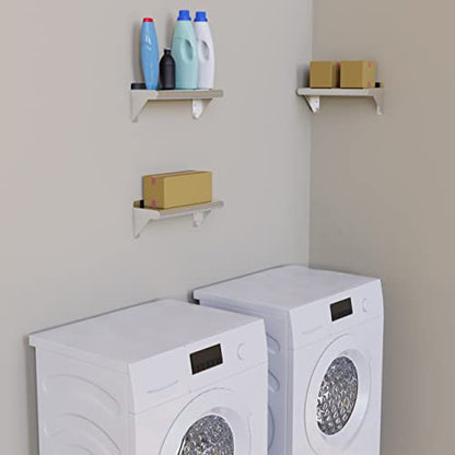 6" X 16" Stainless Steel Wall Shelf