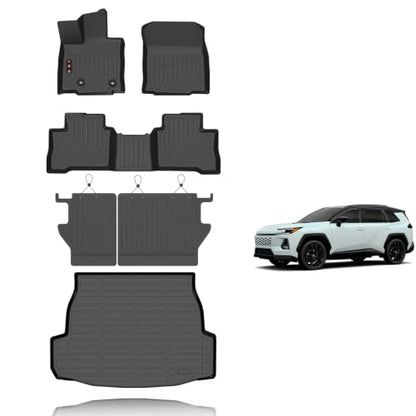 Floor Mats with Seatback Mats for Toyota Rav4 Hybrid 2026