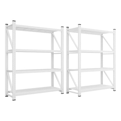 Set of 2 48" Wide Heavy Duty Garage Shelving Units