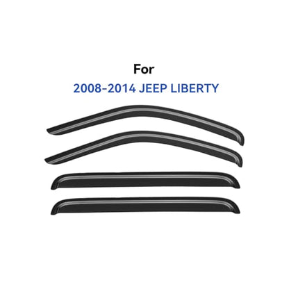 Window Visors Rain Guards for 2008 2009 2010 2011 2012 Jeep Liberty