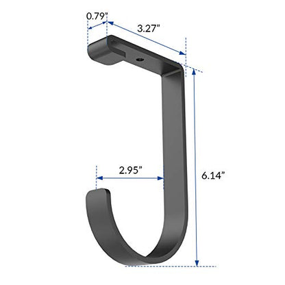 4 Pack Add On Storage Flat Hooks (4 Count)