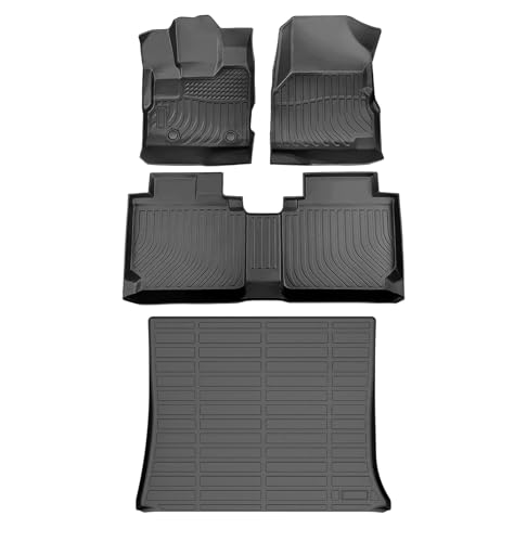 Floor Mats and Cargo Liner Fit for Chevy Equinox & GMC Terrain 2012 2013 2014 2015 2016 2017 All Weather Floor Mat Equinox Accessories Heavy Duty Carpet Protection