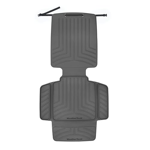 Child Car Seat Protector with Back Black