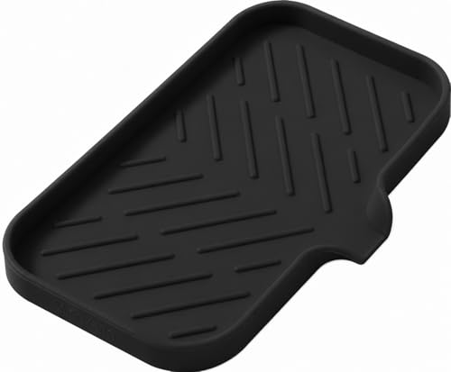 Silicone Soap Dish with Drain Spout