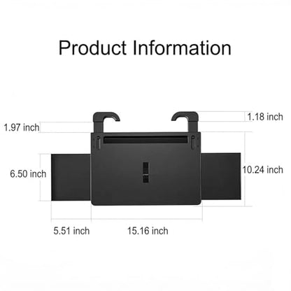 Car Back Seat Tray Table with Expandable Tray