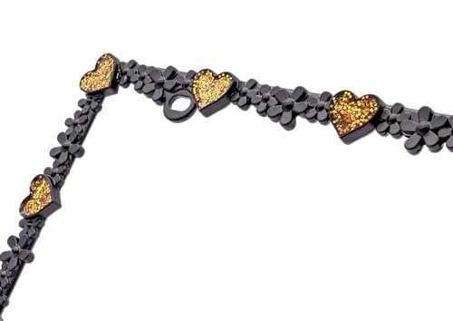 3D Shining Daisy Heart License Plate Frame from Pure Zinc Alloy Metal Perfect Plate Holder