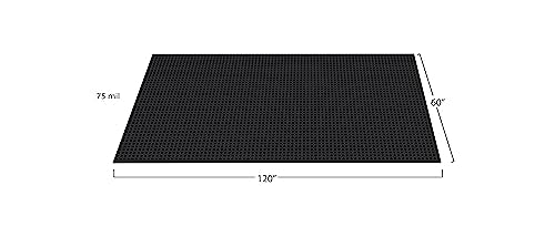 Large Coin Pattern Vinyl Garage Floor Protector Mat