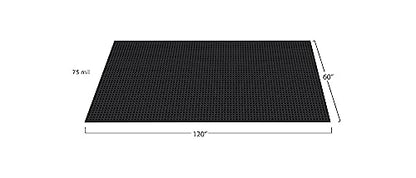 Large Coin Pattern Vinyl Garage Floor Protector Mat