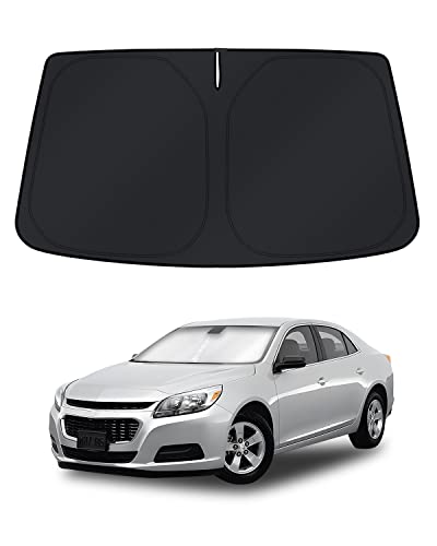 Windshield Sun Shade for Chevy Malibu 2013 2014 2015 Window Accessories Sun Cover Foldable Blocks UV Rays Keep Car Cooler
