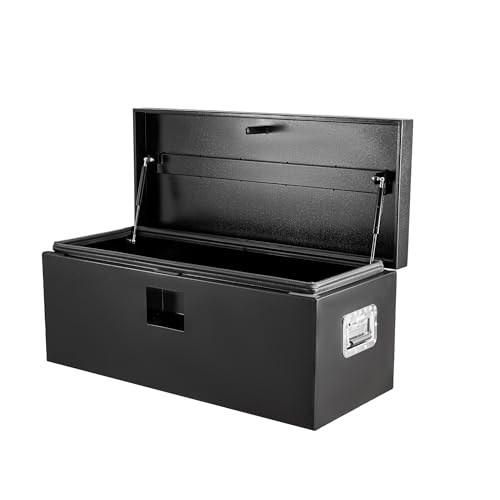Black Steel Truck Bed Tool Box