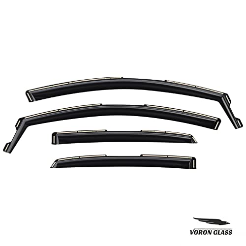in Channel Extra Durable Rain Guards for Nissan Sentra 2013 (4 Count)