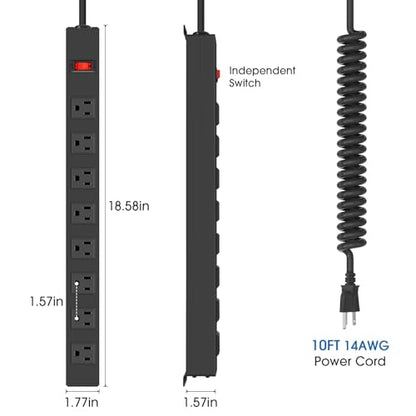 Heavy Duty Power Strip (2 Count)