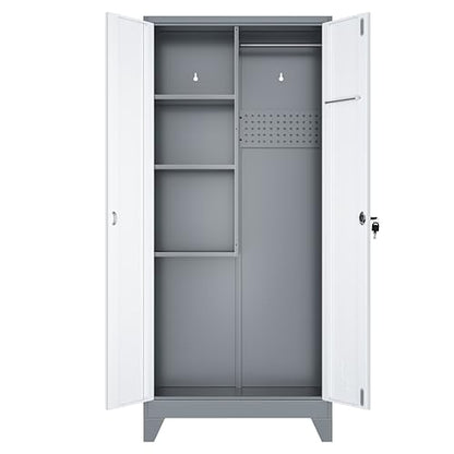 61" Metal Garage Storage Cabinet
