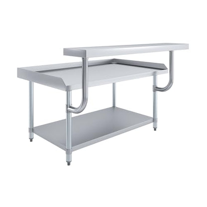 13.5 in. x 49 in. Stainless Steel Adjustable Work Surface for 30 in. x 48 in. Equipment Stand