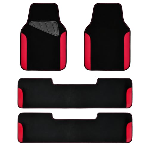 Waterproof Universal Faux Leather 3Row Car Floor Mats
