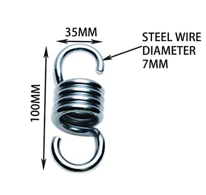 Heavy Duty Spring Hammock Chair Swing Hook Suspension Extension