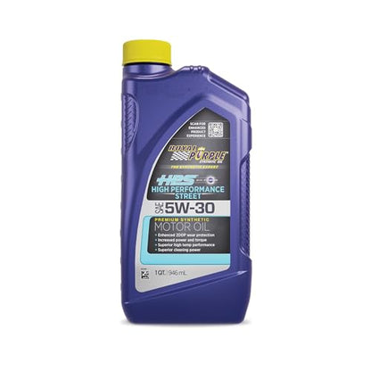 36530-6PK HPS 5W-30 Synthetic Motor Oil with Synerlec Additive Technology - 1 Quart, (Case of 6) (192 Fl Oz)