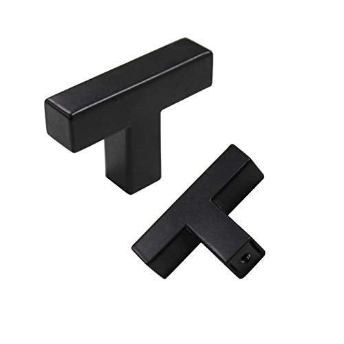35 Pack Black Cabinet Knobs Kitchen Drawer Knobs Handles Pulls (35 Count)