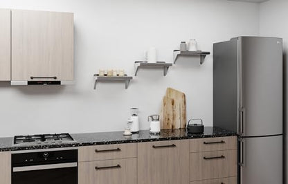 16" Long X 8" Deep Stainless Steel Wall Shelf