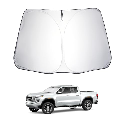 for 2023 2024 2025 2026 Chevy Colorado & GMC Canyon Windshield Sun Shade Windshield Sunshades 2025 2026 Colorado Accessories GMC Canyon Accessories Sunshade Cover Block UV Ray