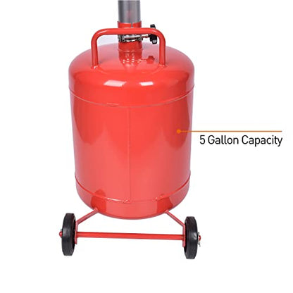 5 Gallon Oil Drain Portable Steel Oil Drain