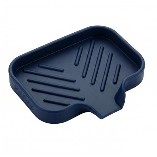 Silicone Soap Dish with Drain Spout