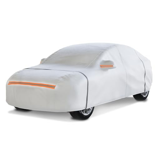 Heavy Duty Sedan Car Cover Waterproof All Weather for Automobiles