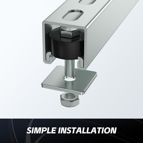 Trolley Roller Wheels Limit Trolley Assembly Positioning for Unistrut Strut Channel with 1 (2 Count)