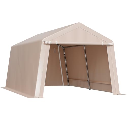 10 x 15 ft Outdoor Storage Shed Tent with Heavy