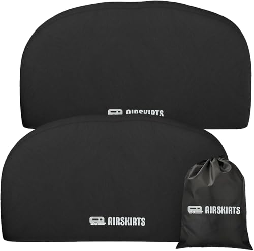 Dual Axle RV Tire Covers for Trailers