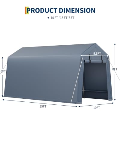 10x15FT Outdoor Storage Shed