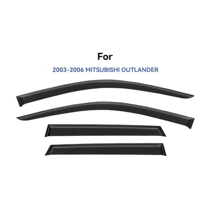 Window Visors Rain Guards for 2003 2004 2005 2006 Mitsubishi Outlander