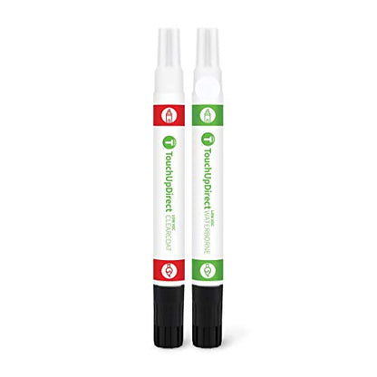 056 White Natural White Compatible with Toyota Exact Match Touch Up Paint Combo