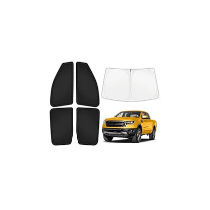 Car Window Shades for Ford Ranger 2019 (5 Count)